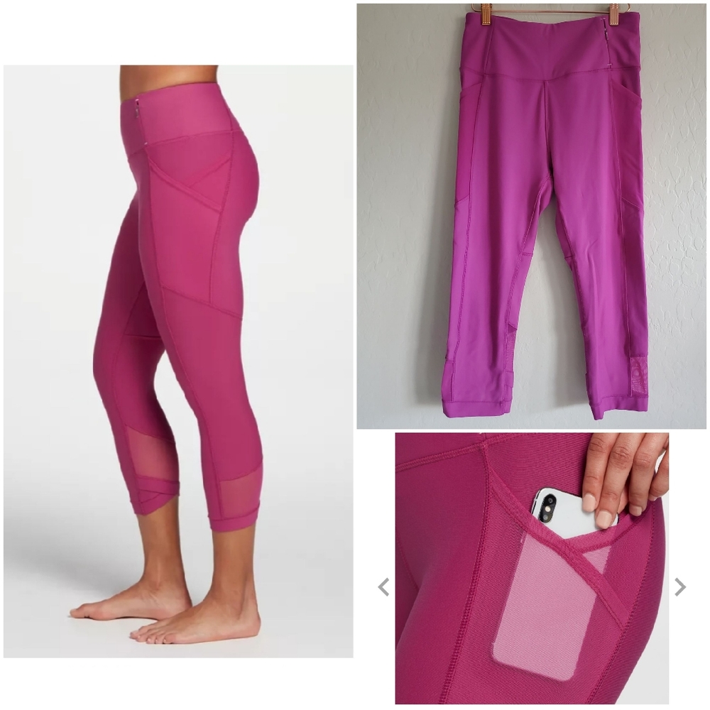 Calia Mesh Capri Leggings Medium